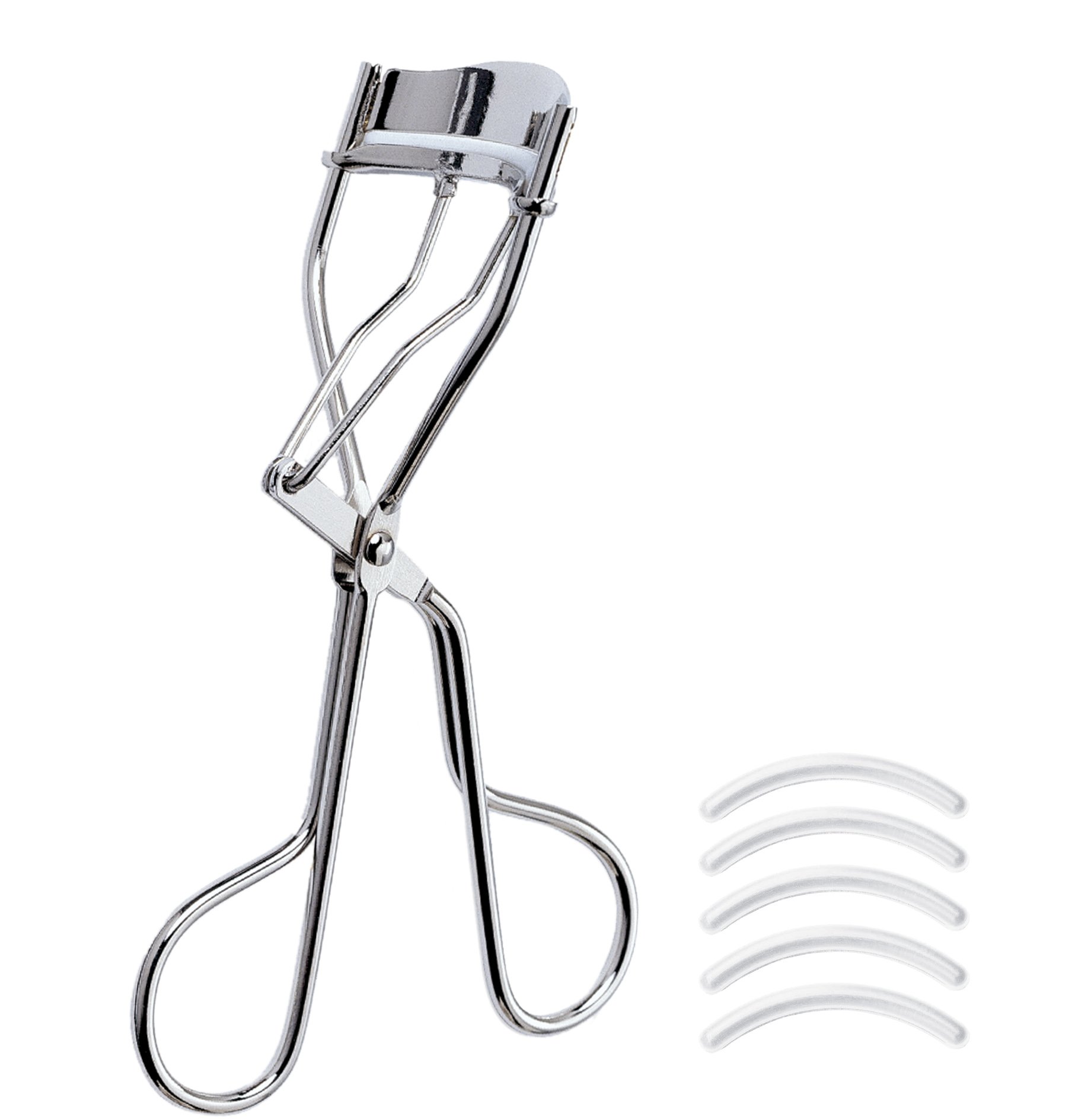 BeterProfessional Nickel-Plated Eyelash Curler with Silicone Pads