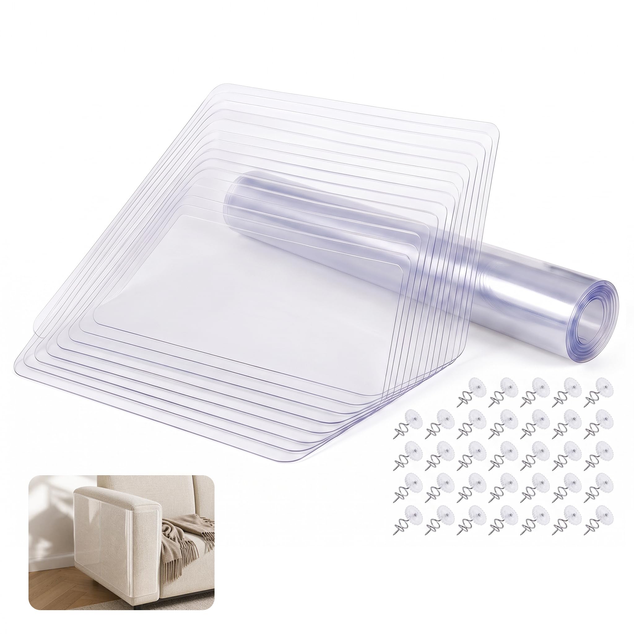 Anti Cat Scratch Furniture Protector, Transparent Self Adhesive Sofa Tape