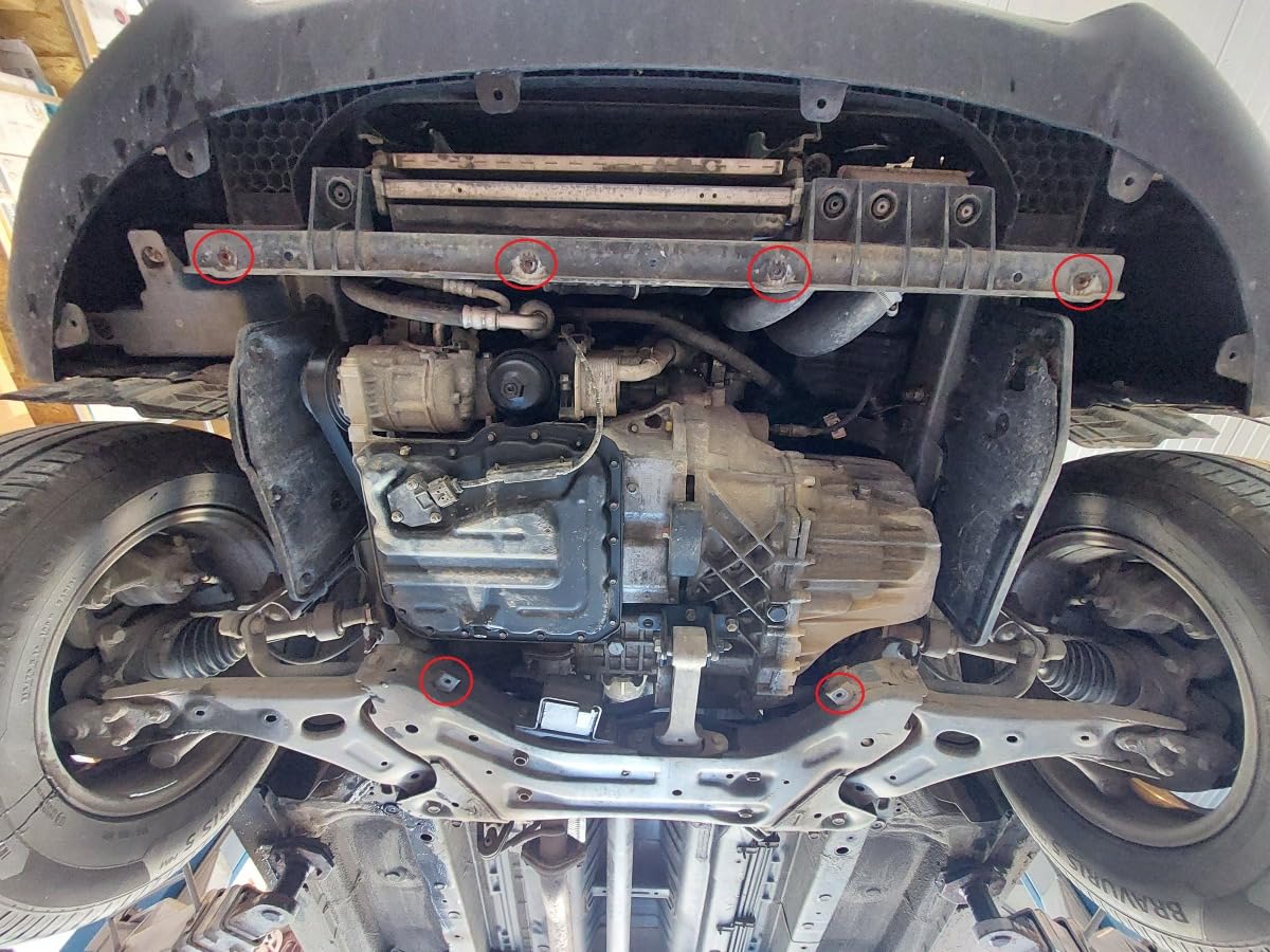 Protección inferior del motor metálica compatible con Hyundai ix35 (2009-2015)