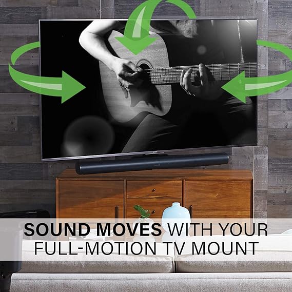 Sanus Soundbar TV Mount Designed for SONOS Arc and in Wall Cable Management Solution
