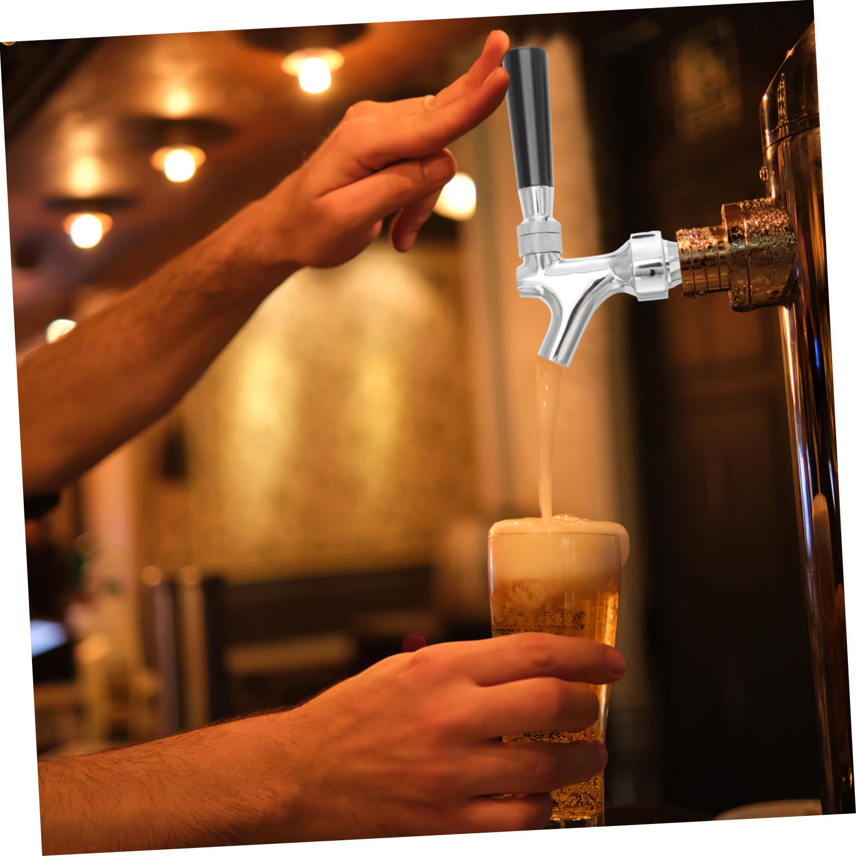 PRETYZOOM Grifo De Cerveza Inoxidable para Dispensar Cerveza Artesanal De Instalar y Portátil para y Picnics