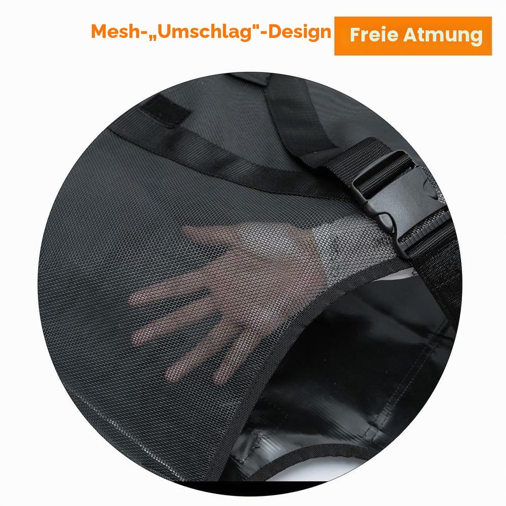Trage für große Hunde 250lbs 122x66cm Hundetrage mit leisen Rädern Notfall Hundekarre Tierarzt Rettungstrage für Haustiere