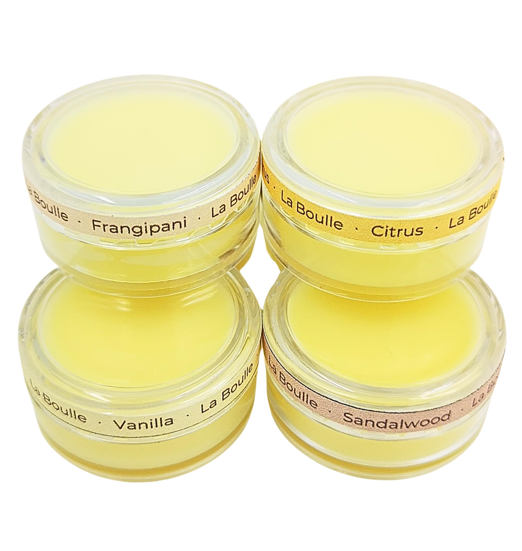 Solid Perfume Mini Balms – Pocket Size Solid Fragrance – Handmade Travel Perfume – 5g (Discovery Set – 4 Scents)