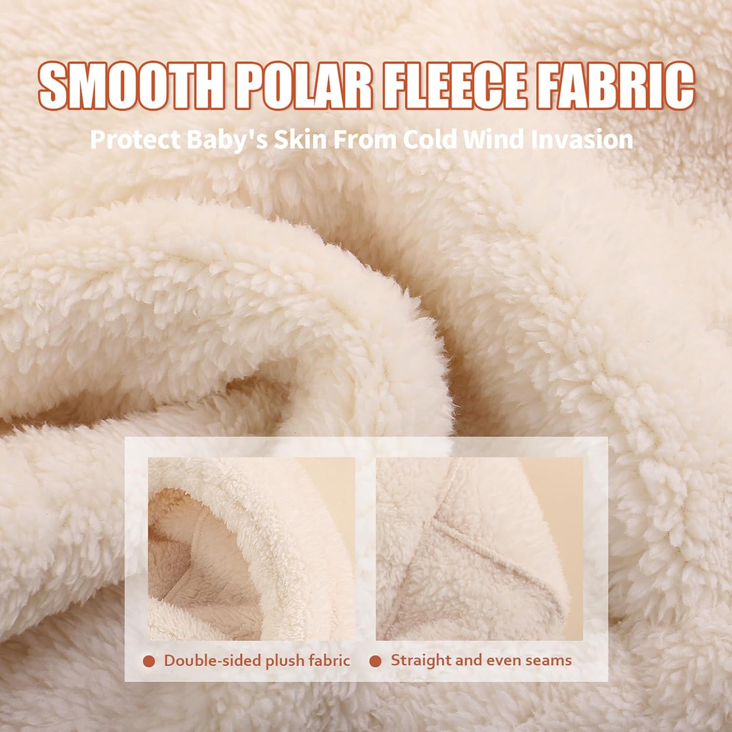 Kids Winter Fleece Hats,Child Balaclava Ski Mask Windproof Warm Adjustable with Fleece Lining Hat for Boys Girls - Image 4