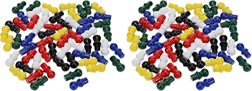 Miniatura 7 de WE Games Clavijas de madera de repuesto para damas chinas