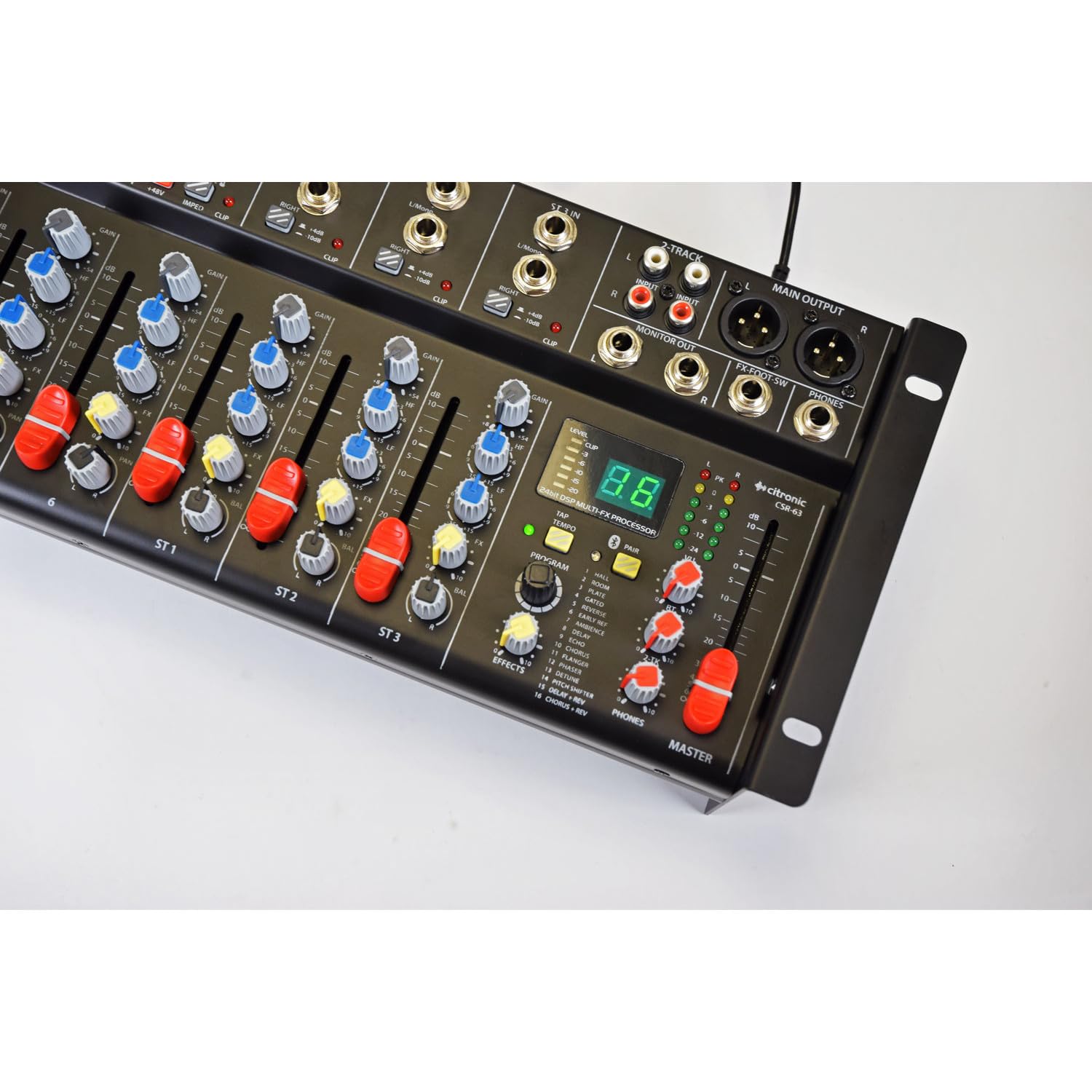 CSR-63 Rack-mountable Mixer 9 Channel avec DSP+BT