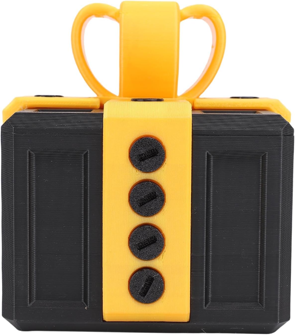 Yosoo Annoying Present Box Screw Prank Box Funny 3D Printed Present with Twist Lock Storage for Xmas Birthday Holiday Gifts 3.94x3.94in (Black Gold Color)