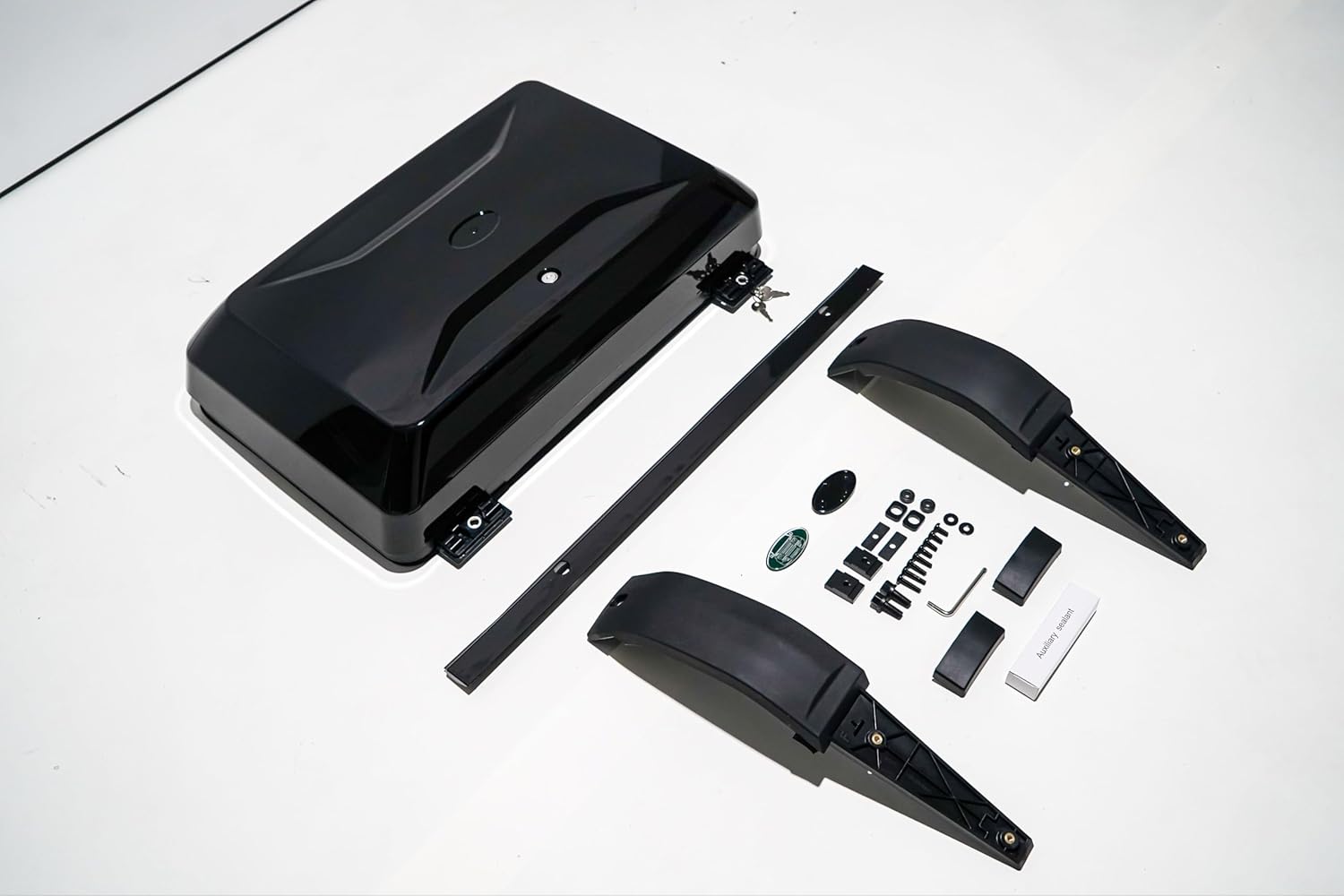 Glossy Black Side Storage Box for Land Rover Defender 90, 110, 130 (2020-2025) | Lockable Rear Exterior Gear Carrier Toolbox | Driver or Passenger Side Mounted Storage