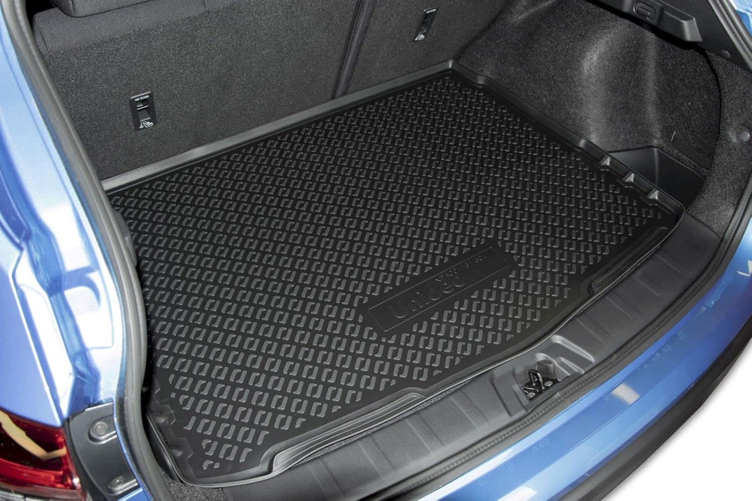 J&J AUTOMOTIVE Rubber Boot Liner Vehicle Specific for Qashqai J11 2014-2021, Non-Slip, Rollable, Black