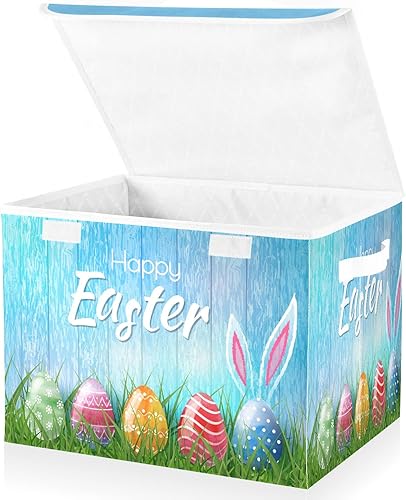 Miniatura 8 de senya Cestas de almacenamiento de Navidad plegables con tapas, cajas de almacenamiento de Feliz Navidad Feliz Año Nuevo, cestas de ropa para