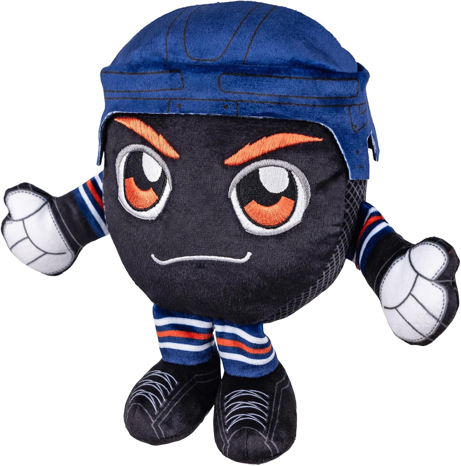 Bleacher Creatures Edmonton Oilers 8" NHL Kuricha Hockey Puck Sitting Plush - Soft Chibi Inspired Plush