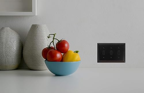 Miniatura 6 de Sunken Pearls - placa decorativa de pared, placa decorativa de pared, tapa de salida de la placa del interruptor, aleación de zinc sólida y duradera