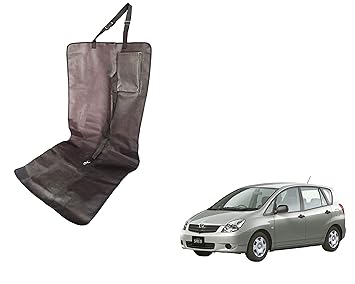 WolkomHome Waterproof Pet Dog cat Puppy Car Seat Protector pet Cover with Pocket & Dog Harness for Toyota Spacio