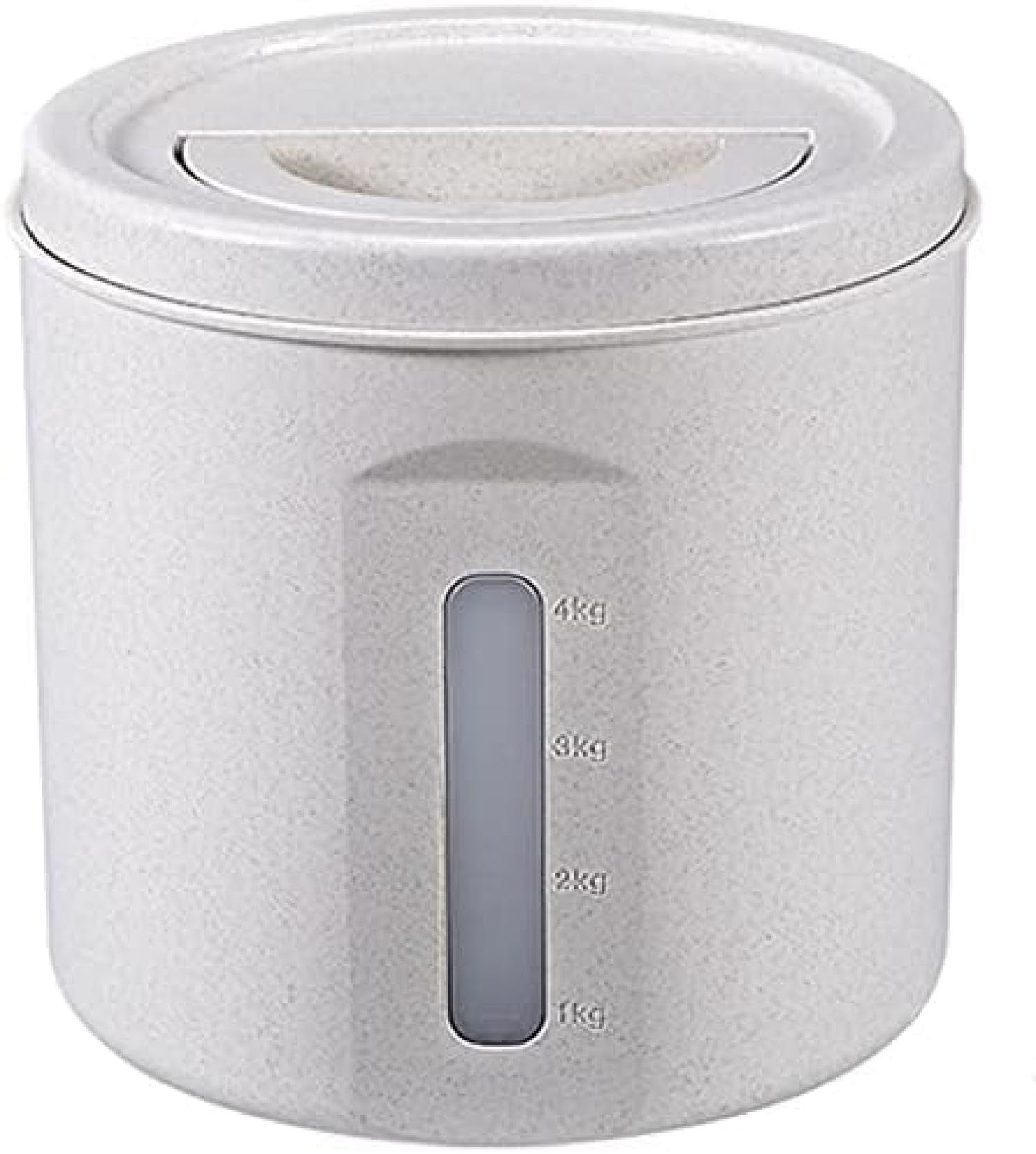 Rice Bin 4kg/8kg Airtight Rice Bin Stylish Rice Stocker Rice Storage Container Rice Storage Rice Bin Large Capacity Insect Proof Moisture Proof Measuring Cup Included Lightweight Clean Kitchen Storag
