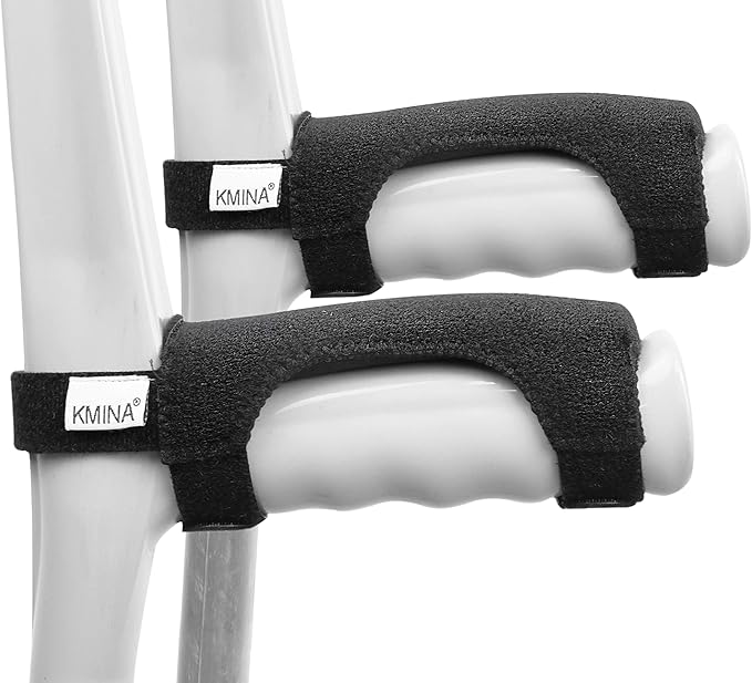 KMINA Forearm Crutches Handle Pads (x2 units), Crutches Hand Grip