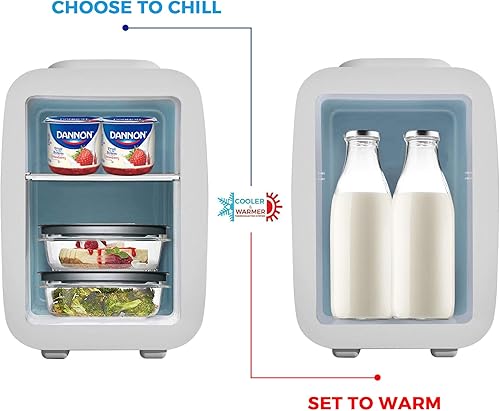 Miniatura 5 de Minirrefrigerador termoeléctrico portátil, 4litros, enfriador y calentador ecológico de belleza para alimentos, medicamentos, cosméticos, leche