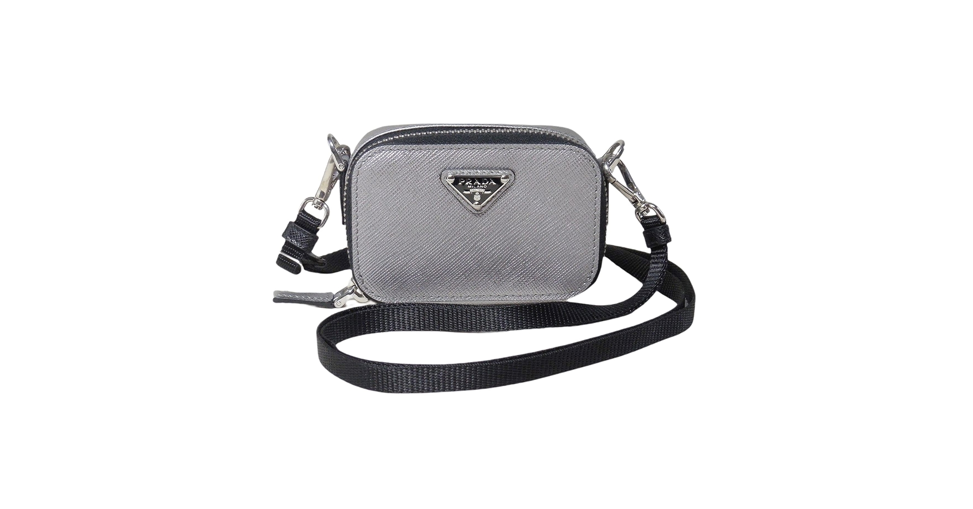 Amazon | PRADA(プラダ) ネックストラップ付ポーチ 財布
