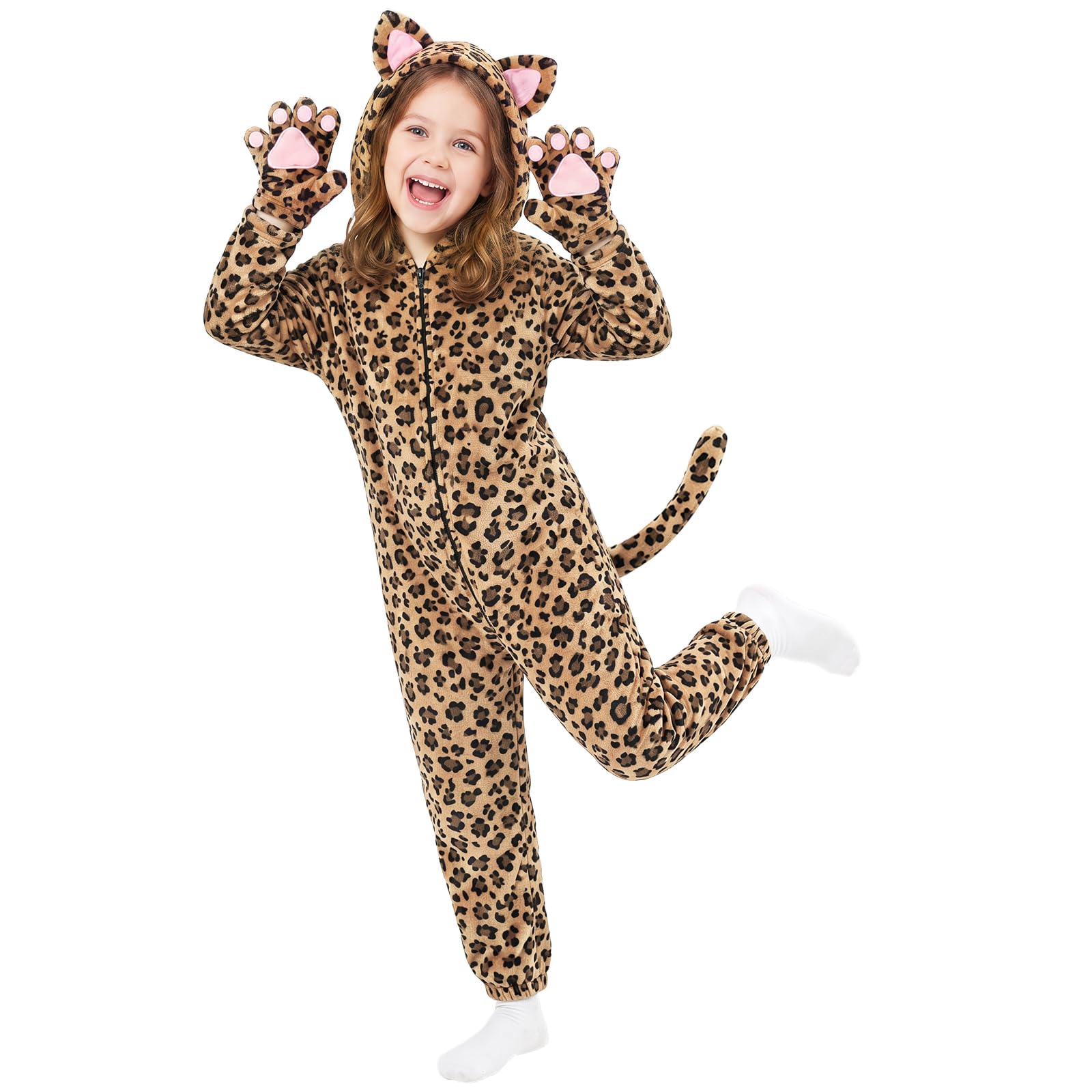 Halloween Cat Costume for Girls - Animal Costume Dress Up Gifts for Kids
