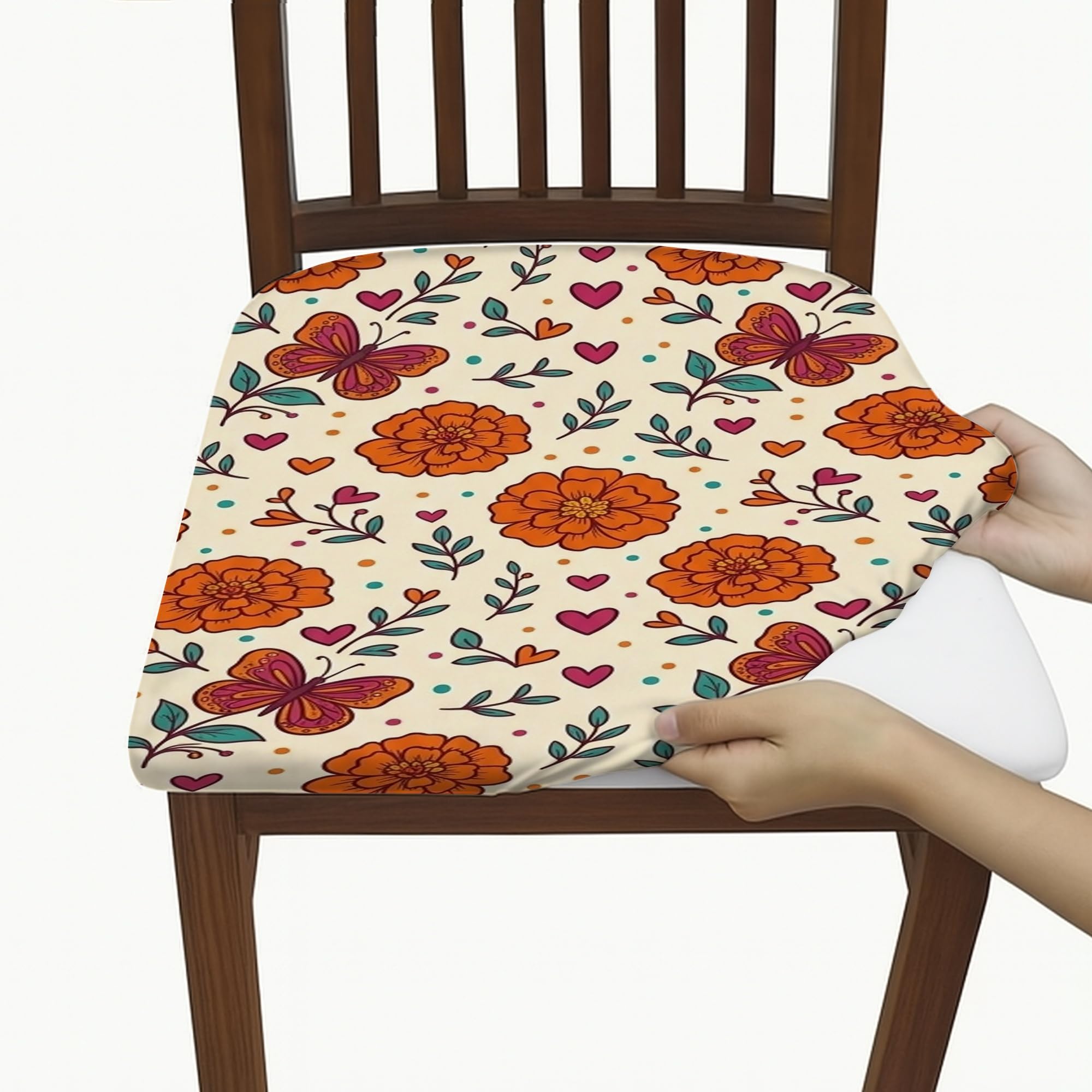 Housses de siège papillon extensibles et lavables pour préserver vos chaises de salle