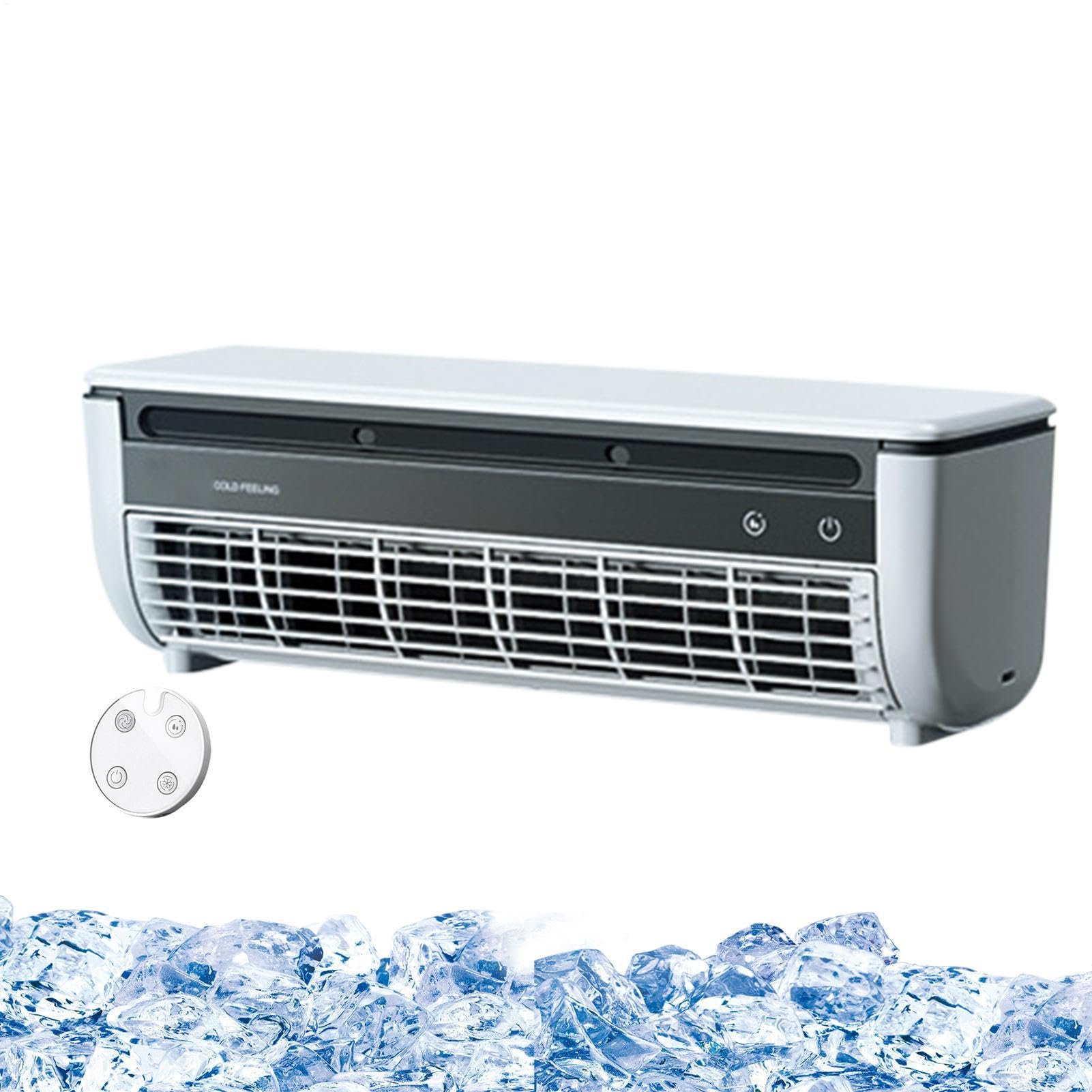Tower Fan for Bedroom, Cooling Fans that Blow Cold Air, Three Speeds Wall-mounted Cooler Fan with Remote Wireless Charging for Home Office