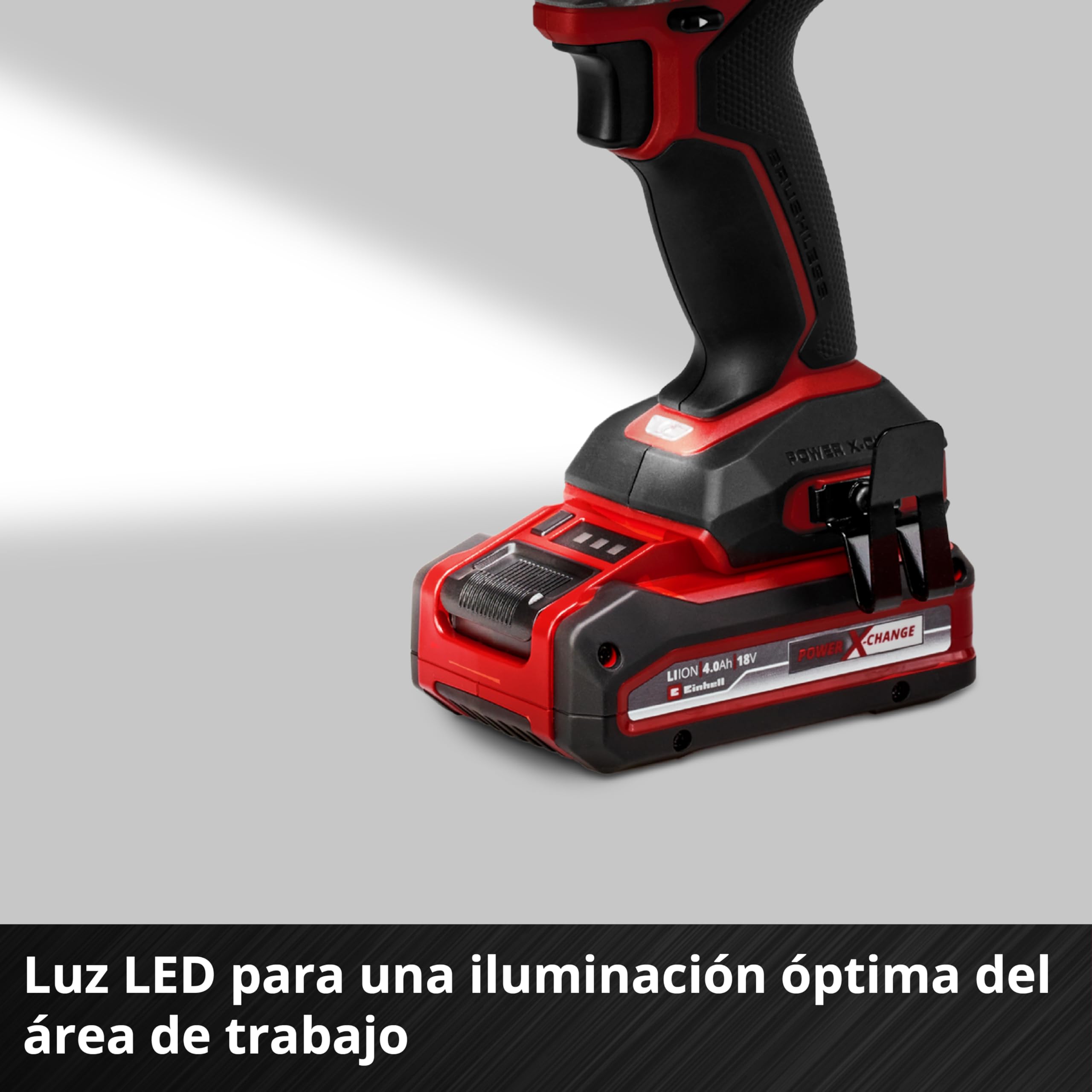 Einhell Professional Atornillador de impacto con batería TP-CI 18/250-C Li BL-Solo Power X-Change (18 V, par 250 Nm, par, sin escobillas, recepción hexagonal interior, sin batería)