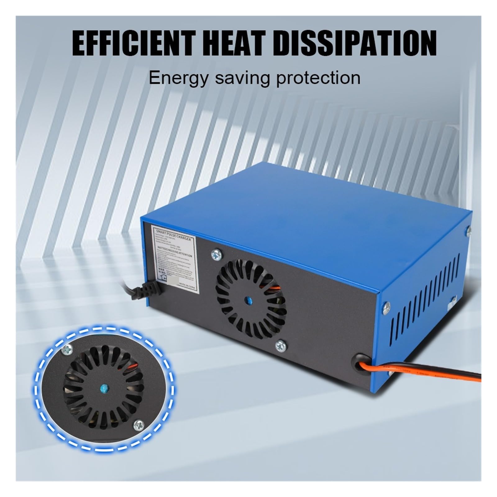Caricabatteria For Auto Automatico Batteria Al Piombo Completamente Automatica Con Adattatore Riparazione Intelligente Degli Impulsi 200AH 12/24V Facile Da Usare
