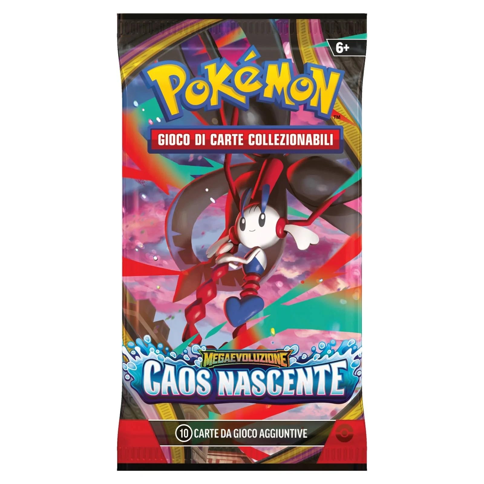 Carte Pokémon Megaevoluzione CAOS NASCENTE del GCC - espositore sigillato con 36 buste da 10 carte - edizione in italiano