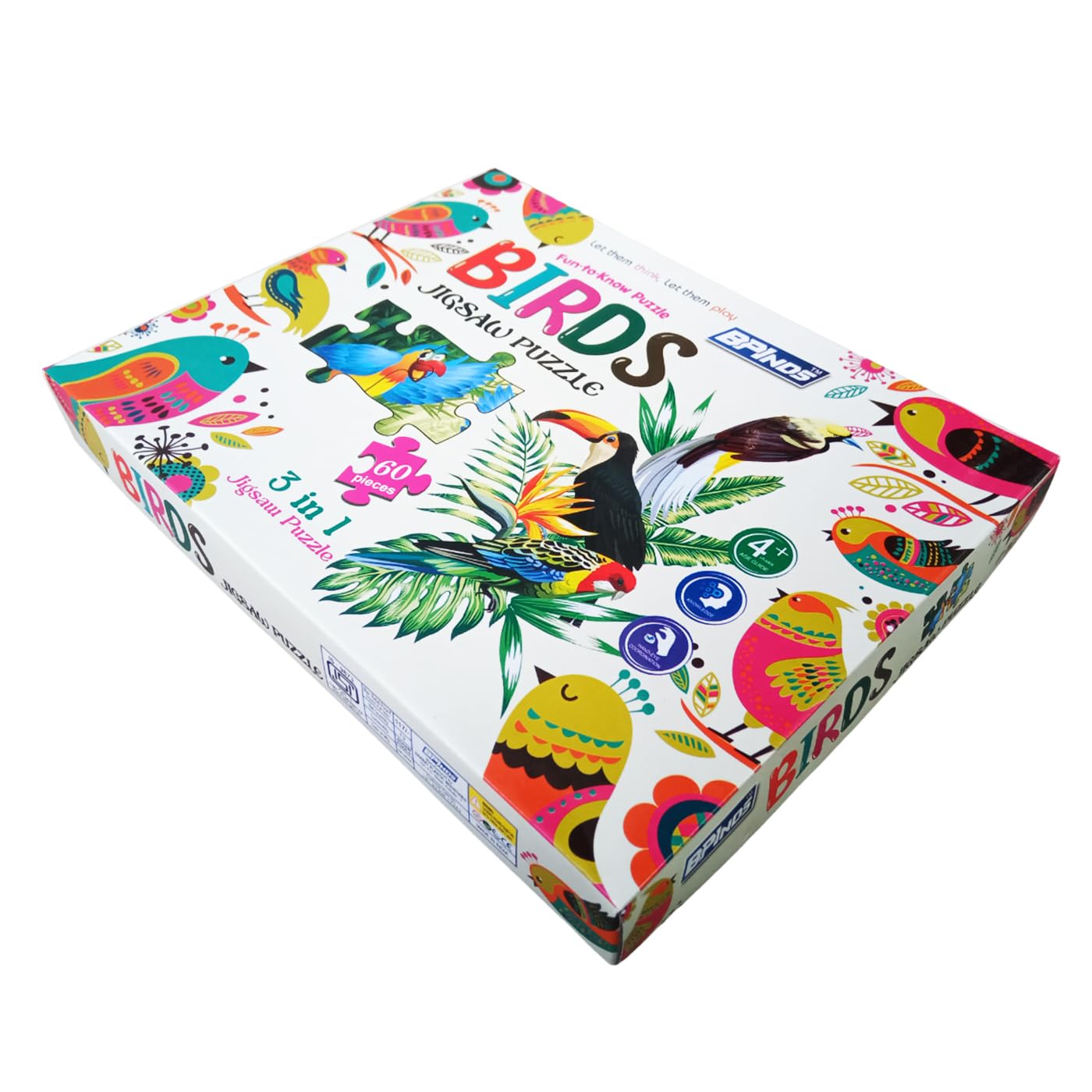 Buy Look At Birds 3 in 1 Jigsaw Puzzle for Kids Multiple Birds