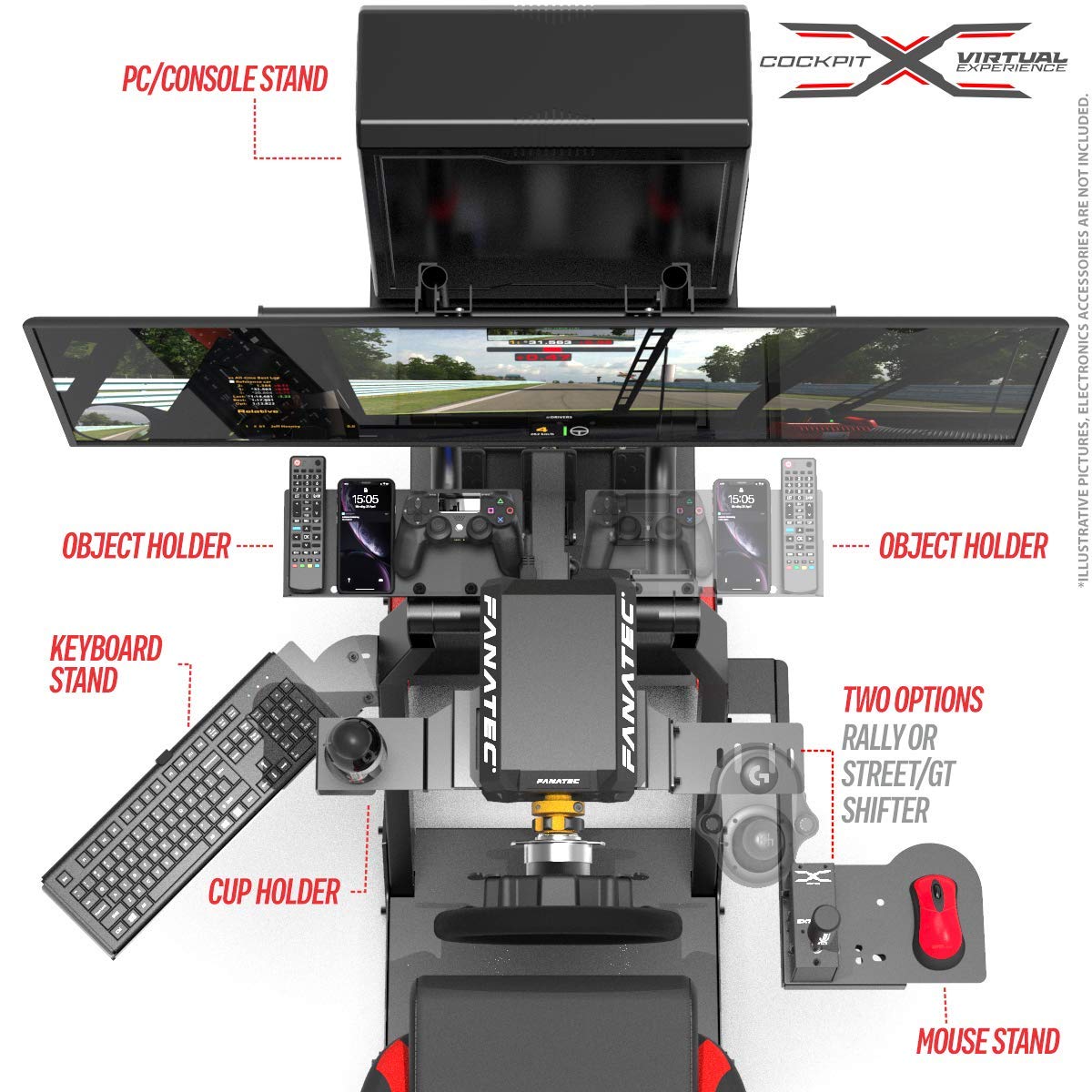 Buу 1 gеt 1 Extreme Simracing Racing Simulator Cockpit With All Accessories (Black/Red) - VIRTUAL EXPERIENCE V 3.0 Racing Simulator For Logitech G27, G29, G920, G923, SIMAGIC, Thrustmaster And Fanatec Buу 1 gеt 1 Extreme Simracing Racing Simulator Cockpit With All Accessories (Black/Red) - VIRTUAL EXPERIENCE V 3.0 Racing Simulator For Logitech G27, G29, G920, G923, SIMAGIC, Thrustmaster And Fanatec