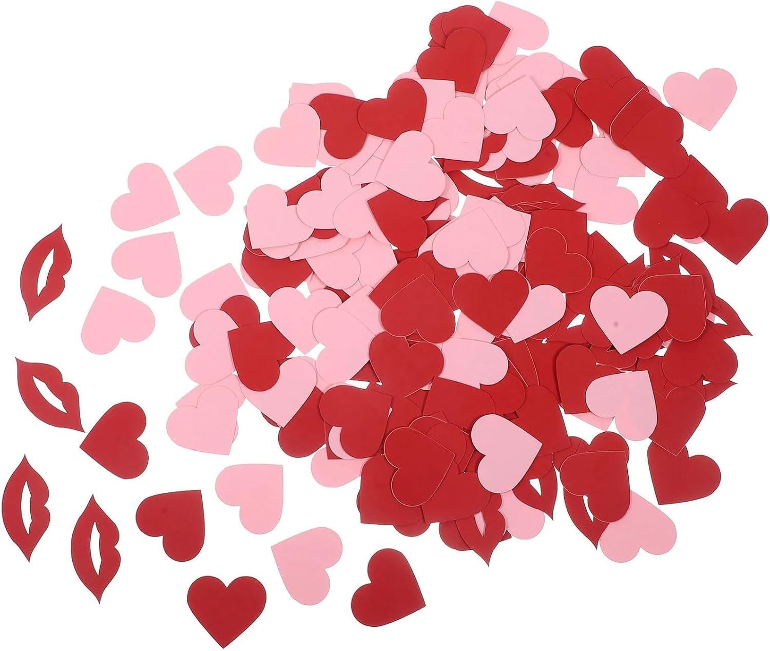 Table Confetti 1000 Pcs Romantic Lip Heart Confetti Wedding Party Decor Paper Table Scatter Festival
