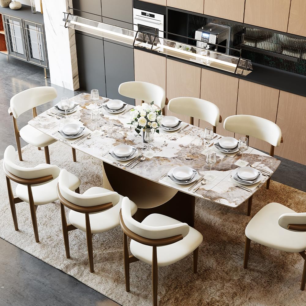 Amazon.com - POVISON Extendable Dining Room Table 6-8, 71-95