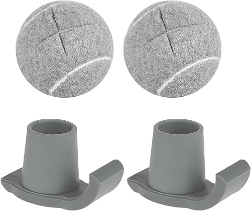 Pelotas de tenis para caminantes precortadas, deslizadores de esquí para caminantes plegables - Paquete de 4