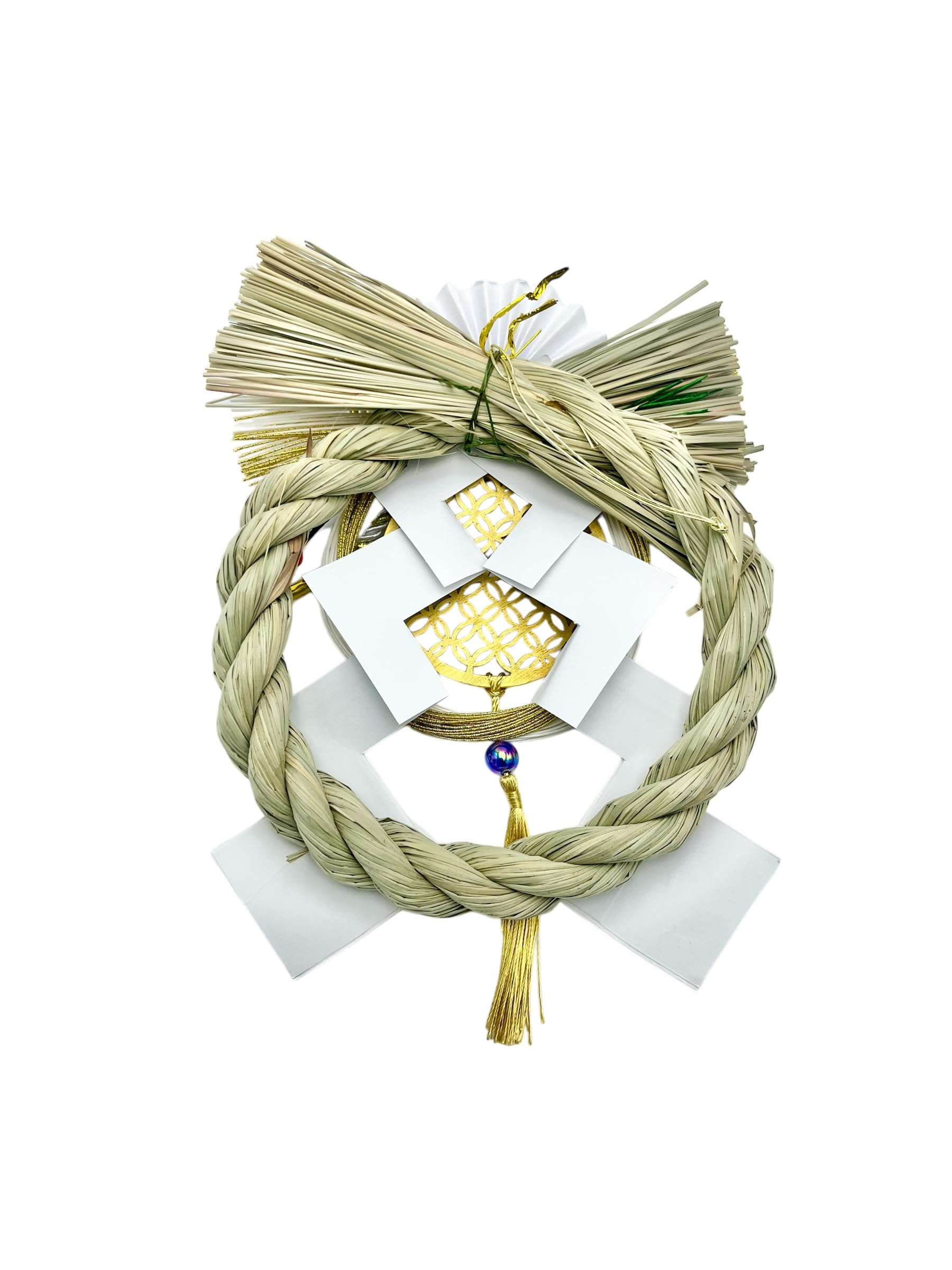 Amazon | ［ 2025年 mamawrteth しめ縄 ］七宝文様飾り 七宝紋様 玄関