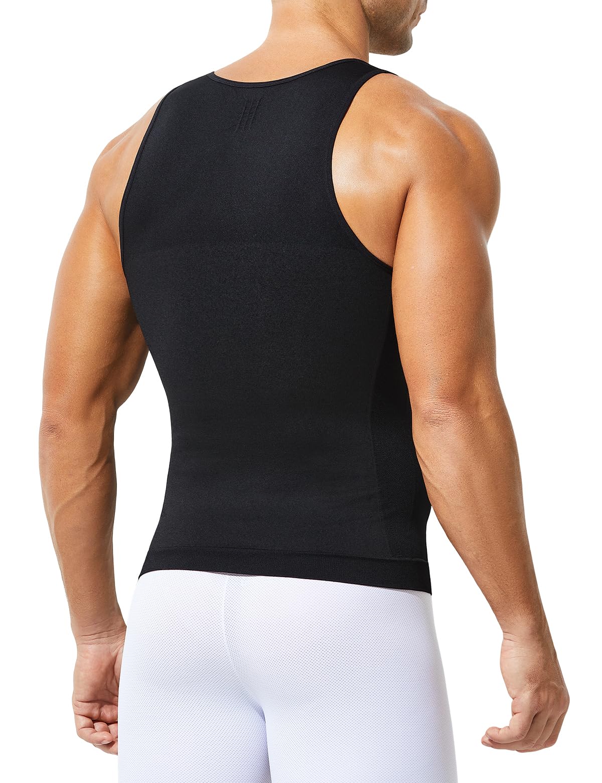Arjen Kroos Kompressionsshirt Herren Bauchweg Unterhemd, Shapewear Herren ÄRmellos Tank Top Body Shaper