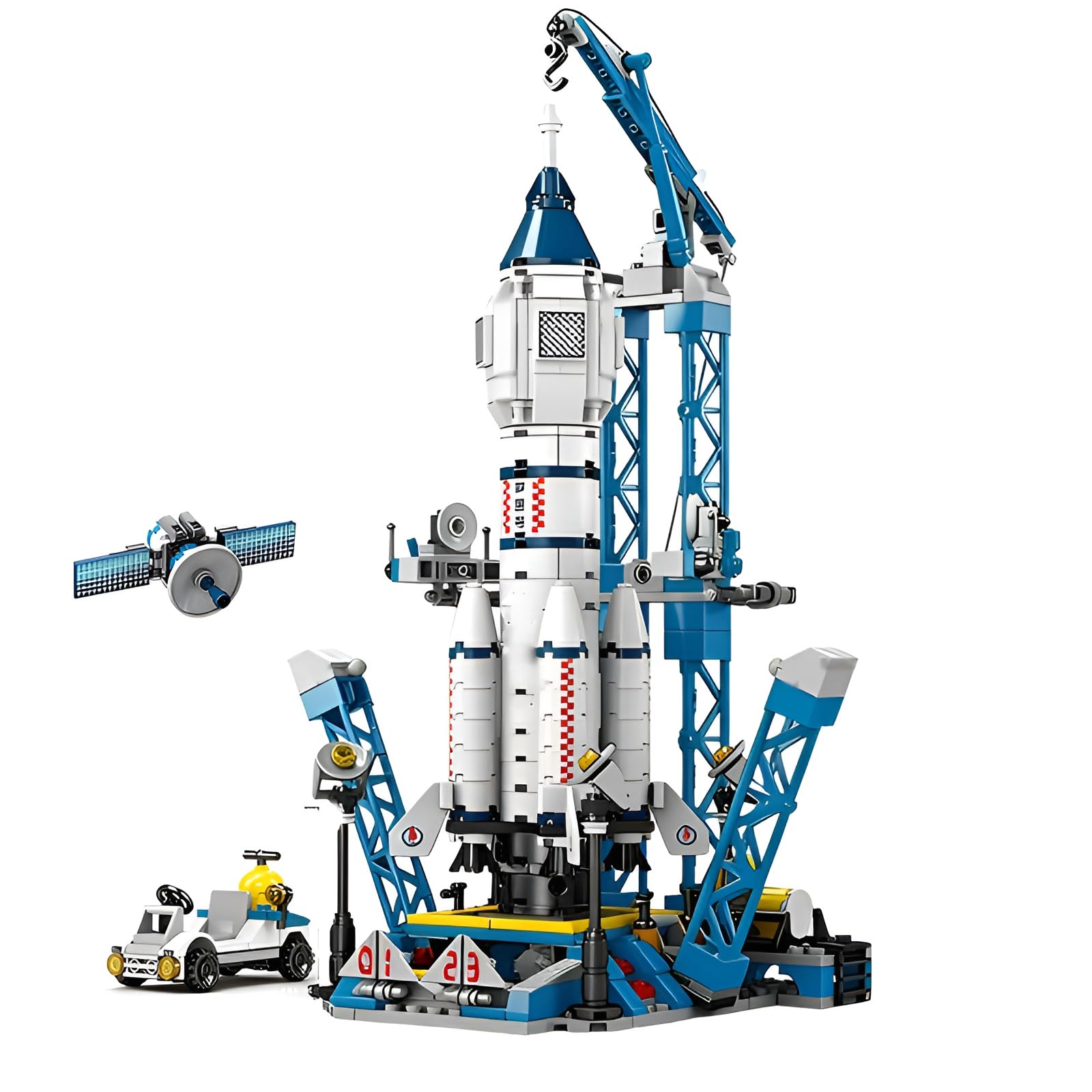 Shuttle Rocket Launch Centre Building Block Set，557PCS Technick Space Madel