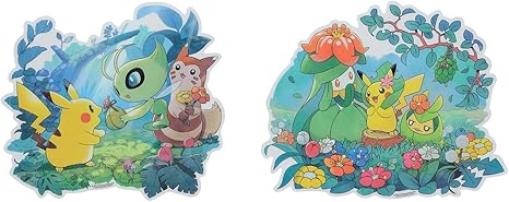 Amazon ポケモンセンターオリジナル ウォールステッカー2枚セット おめかし おみやげ もりのおくりもの シール ステッカー おもちゃ Amazon ポケモンセンターオリジナル ウォールステッカー2枚セット おめかし おみやげ もりのおくりもの シール ステッカー おもちゃ