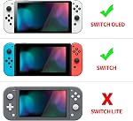 PlayVital Carrying Case for Nintendo Switch & Switch OLED, Portable Pouch Storage Handbag Travel Bag Protective Hard Case for Switch Console w/Thumb Grip Caps & Game Card Slots