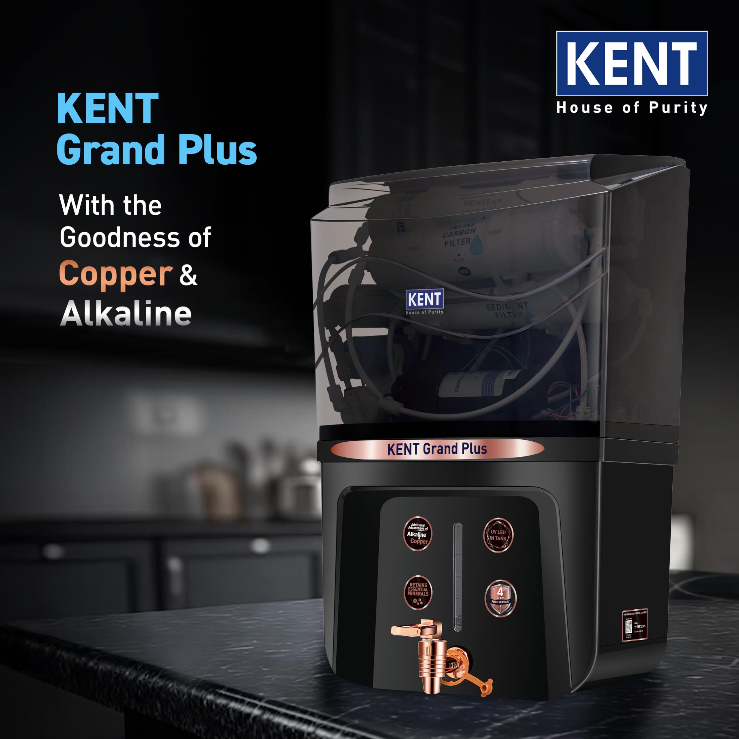KENT Grand Plus RO Water Purifier - Pure Water! -2