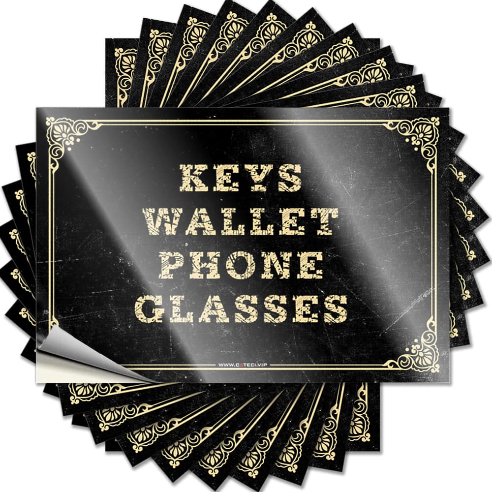 JNBT Metal Band Label Funny For Home Bar - Day Of The Week Keys Wallet Phone Glasses: Fade Resistant Car Decals Stickers Outside(12X18CM-6Pcs)