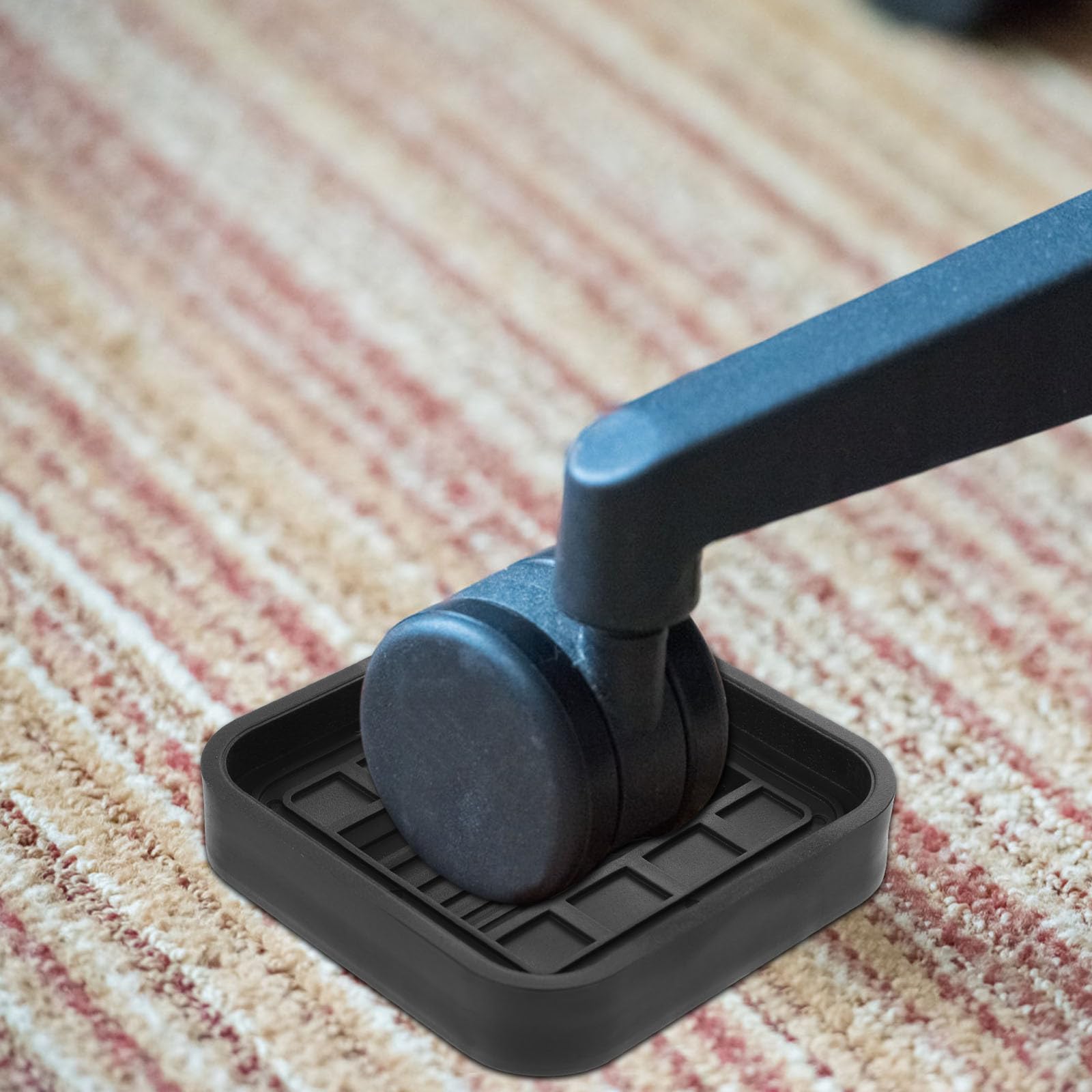 LALAFINA 8 Pezzi Fermaruote in Silicone Antiscivolo per Mobili Tappi per Ruote per Pavimenti in Legno Cuscinetti Proteggi Pavimento per e Sedie Accessori per Protezione