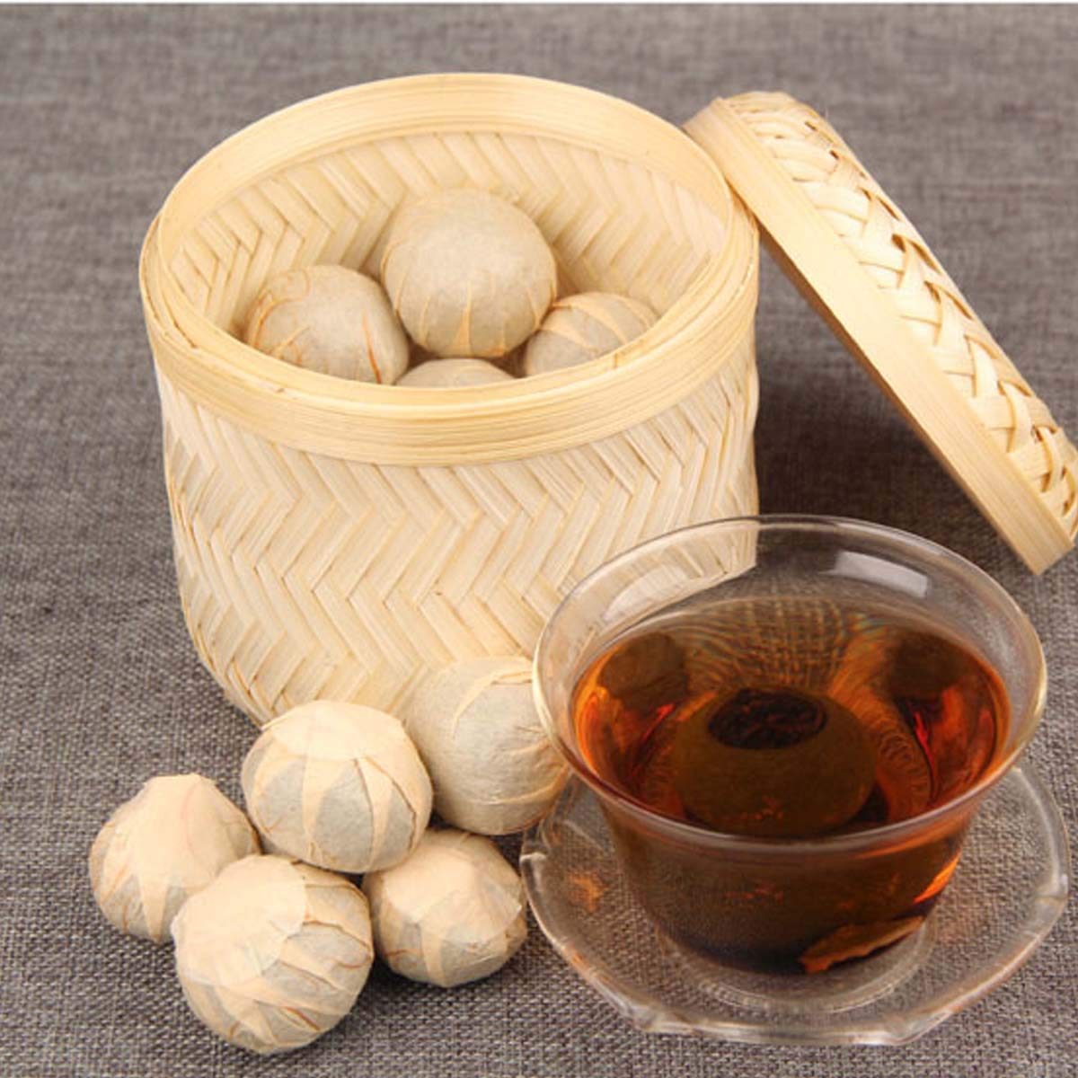 Orange Peel Puerh Tee Reifer Puerh Tee Kleine Grüne Mandarine Shu Cha Fass 250g
