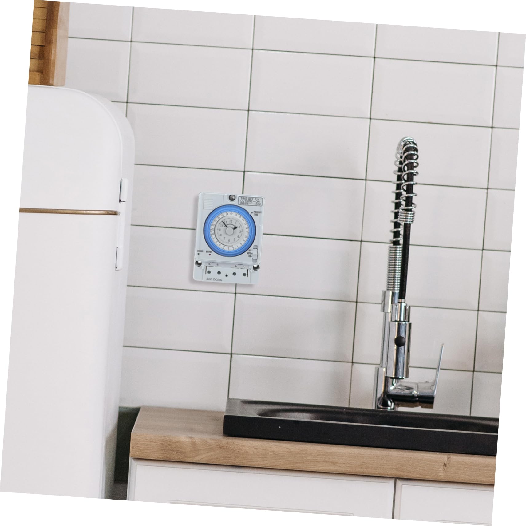 Temporizador Mecánico de Cuenta Regresiva para Cocina Blanco | Pc, Diseño Simple, Portátil Ahorro Energético, Uso en Tortitas, Formato Compacto Estilo Aleatorio