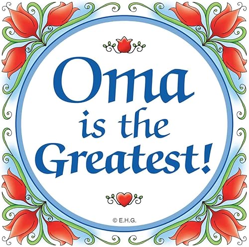 "Oma is the greatest. refridgerator decorativos Imán regalo de azulejos para Oma "Oma is the greatest. refridgerator decorativos Imán regalo de azulejos para Oma