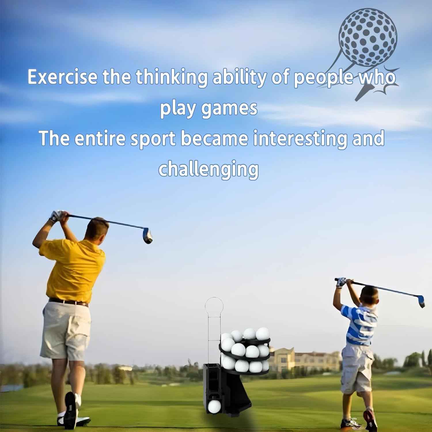 Golf Ball Launcher Pro Golfs Ball Launcher, Golf Ball Driver Pro(Black,red,Brown)