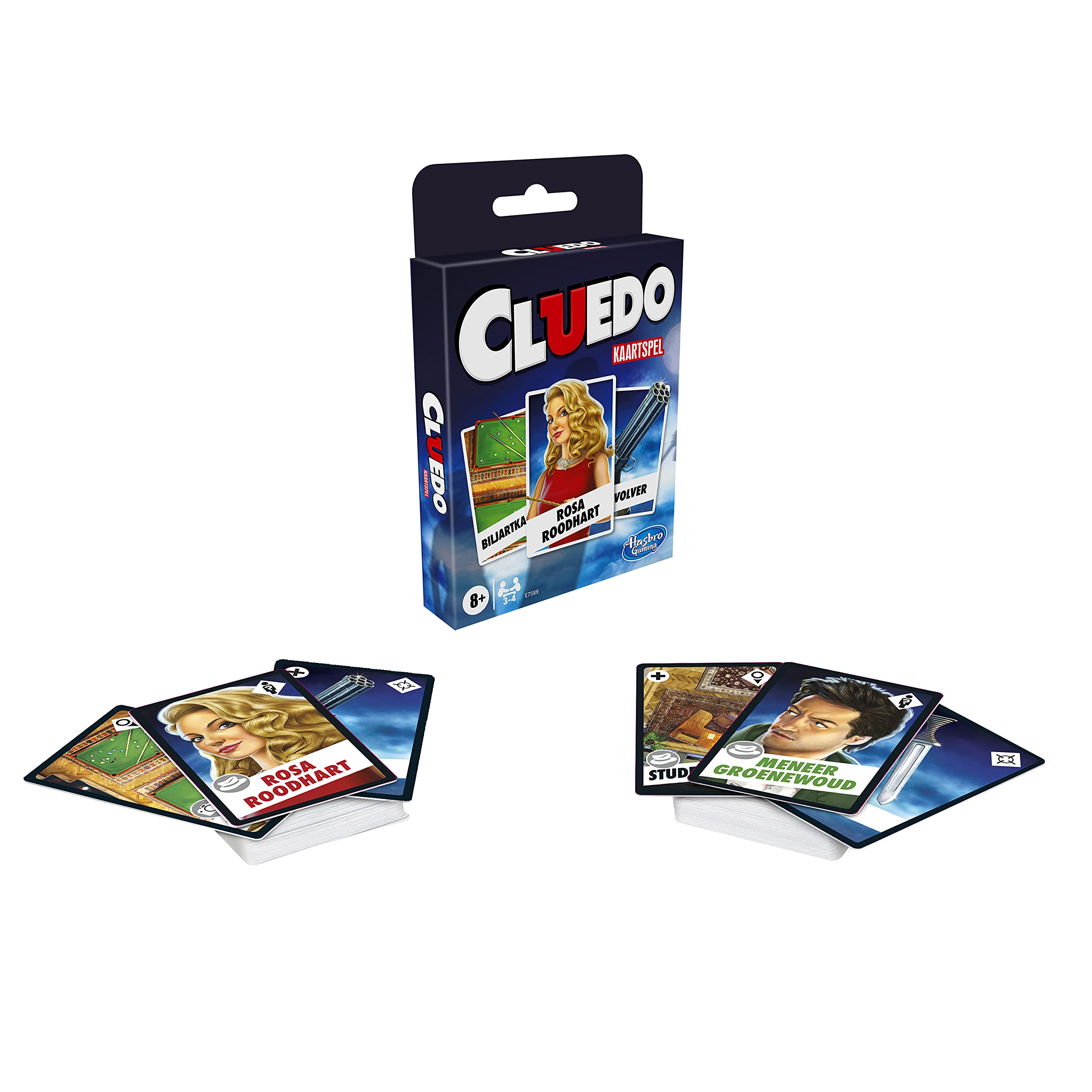 Cluedo Card Game for Children from 8 Years, Strategy Game for 3-4 Players, Multi-colour - Image 4