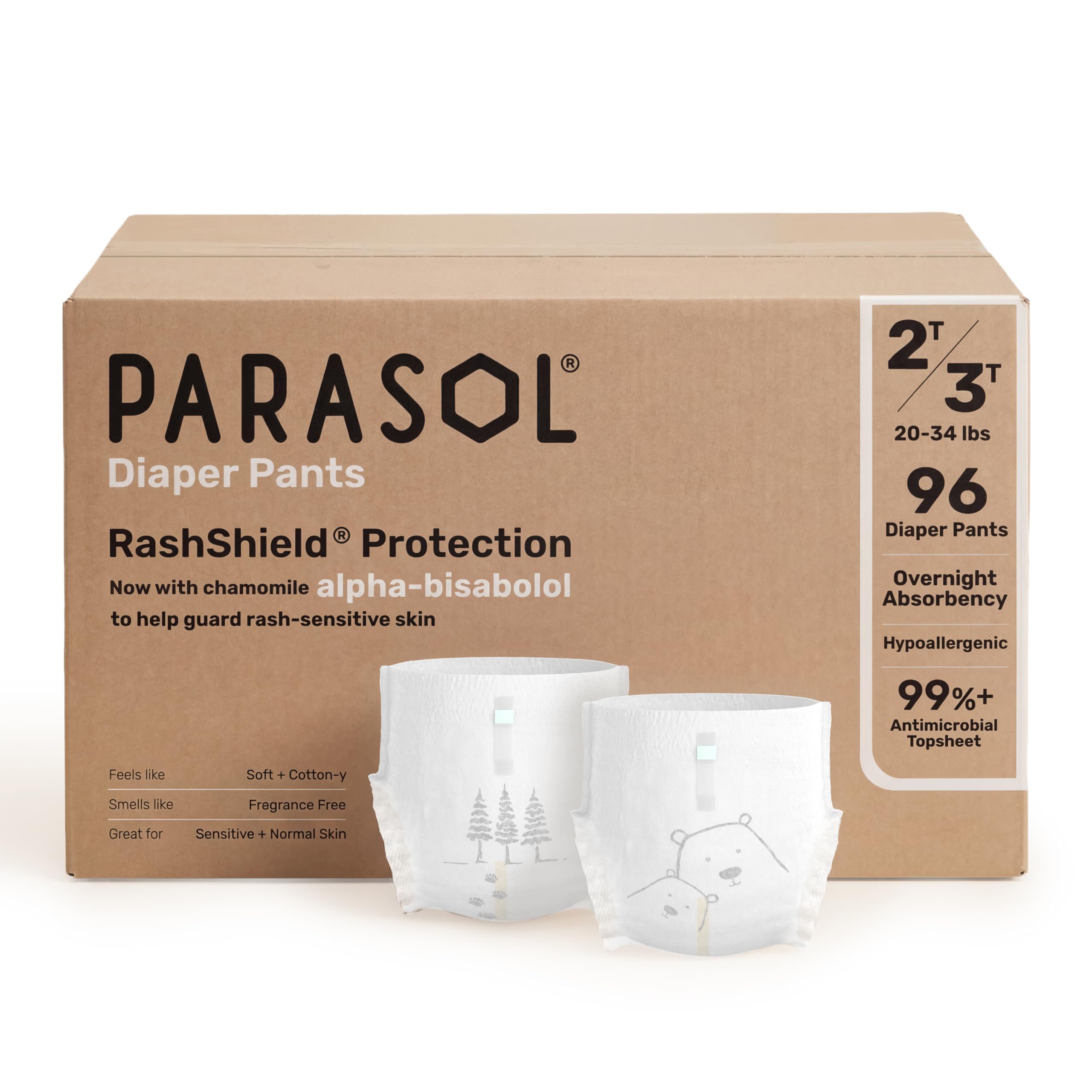 Parasol Diaper Pants Size 4