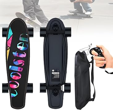 Off Road Electric Skateboard, Electric Skateboard with Remote, 25Km/H Top Speed, 28% Climbing, for Beginners To Advanced. A-2