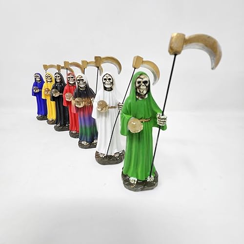 Miniatura 2 de Estatuas Santa Muerte 4" Set de 7 piezas