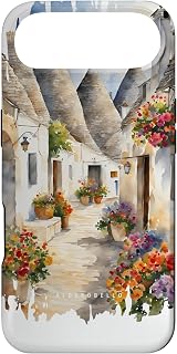 Alberobello Puglia Watercolour Painting Vintage Art Italy Case for iPhone Air