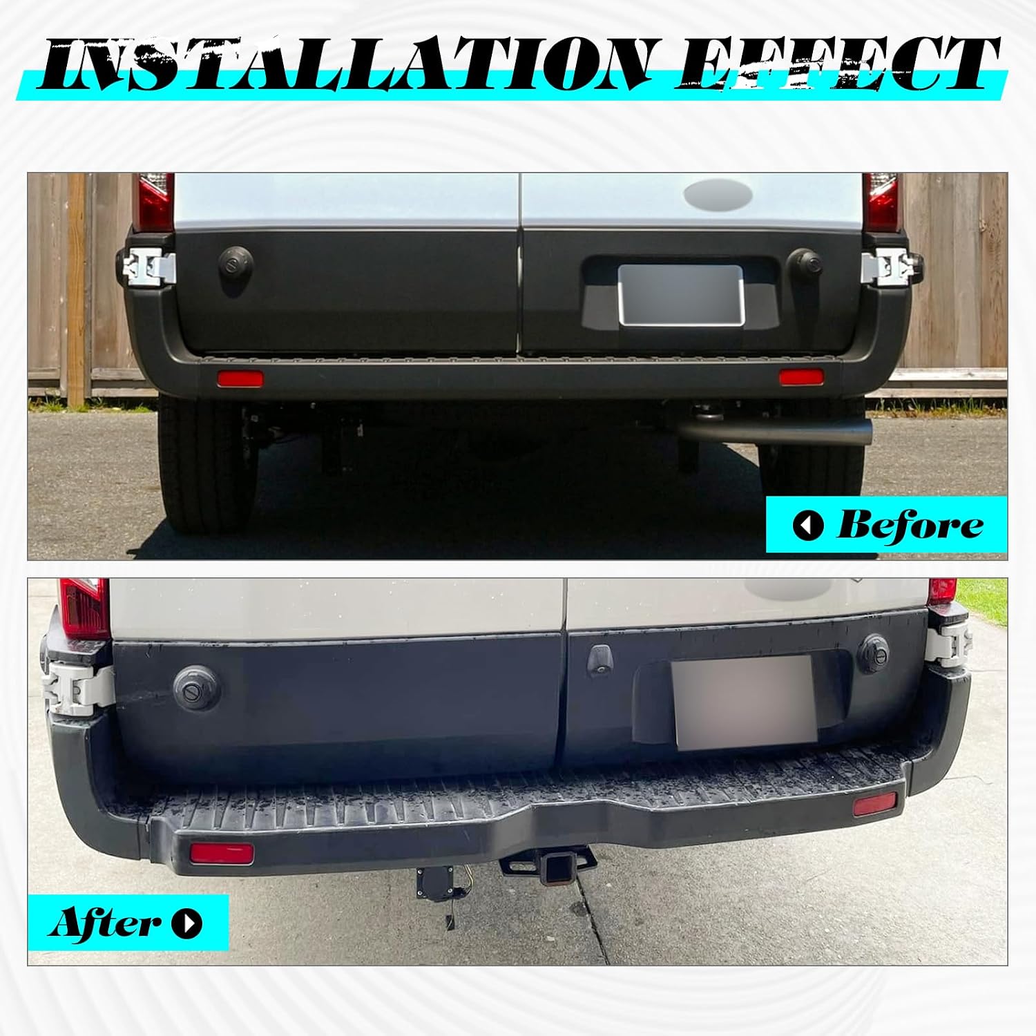 Class 3 Trailer Hitch Receiver for 2015-2026 Ford Transit 150 250 350